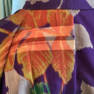 Viinirypälekuvioitu meisen-kimono #513