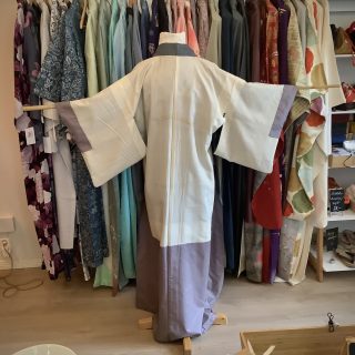 Siniharmaa kimono #515
