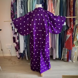 Pilkullinen, violetti meisen-kimono #511