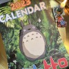 Japanilainen Totoro-seinäkalenteri 2023