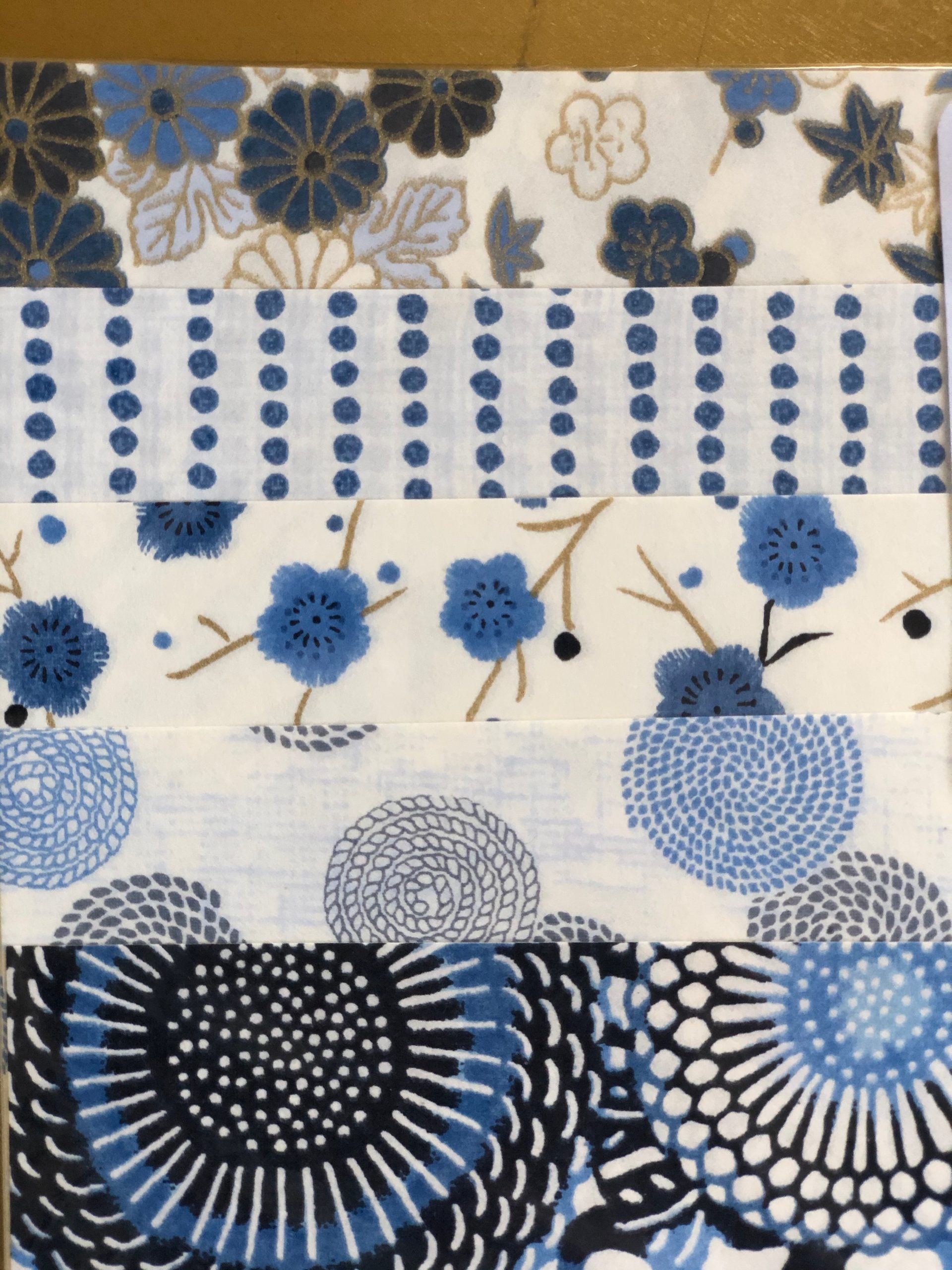 Origami- ja askartelupaperi, sininen 10 arkkia - Image 2