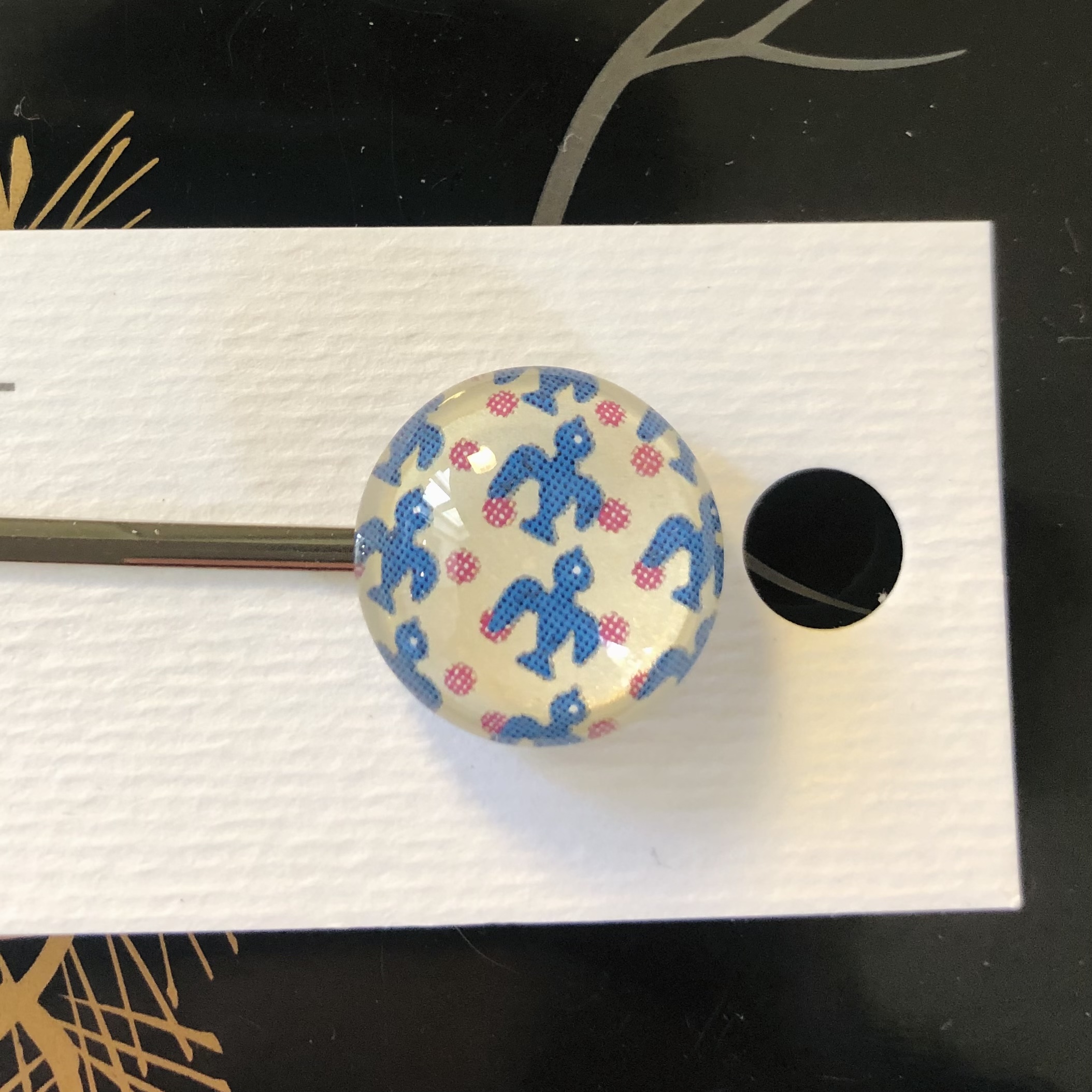 Lasihelmikoristeinen hiuspinni - Image 9