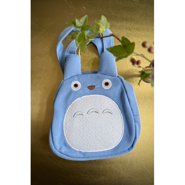 Totoro-kangaslaukku sininen
