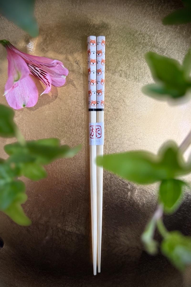 Syömäpuikot Shiba Valkoinen