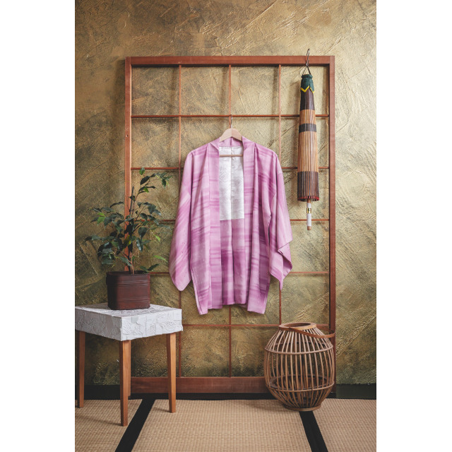 Vaaleanvioletti haori täpläkuviolla #185