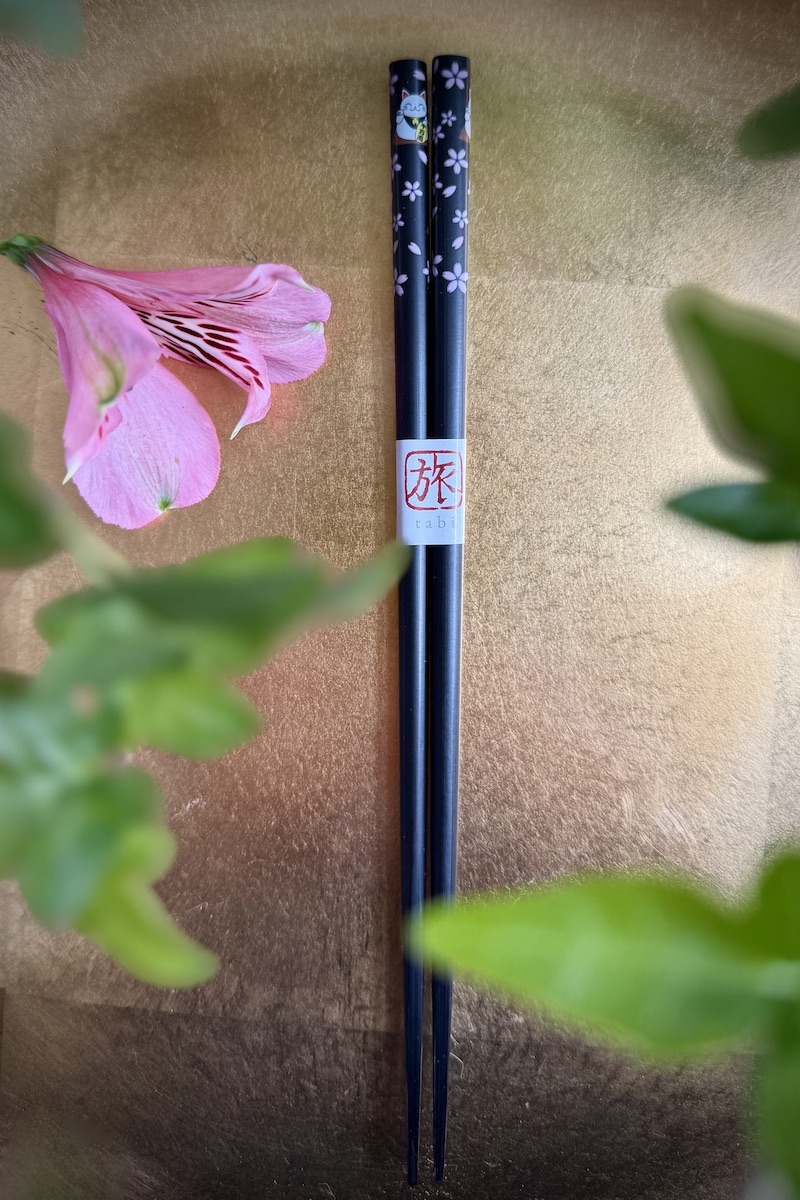 Syömäpuikot Manekineko Musta