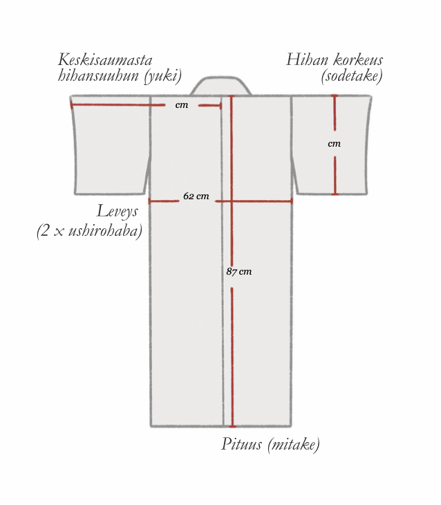 Tummansininen miesten haori Fuji-vuorella #194 - Image 6