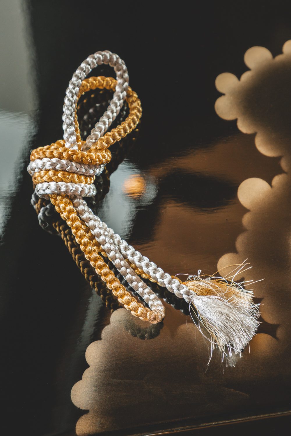 Kulta-hopeinen obijime #315