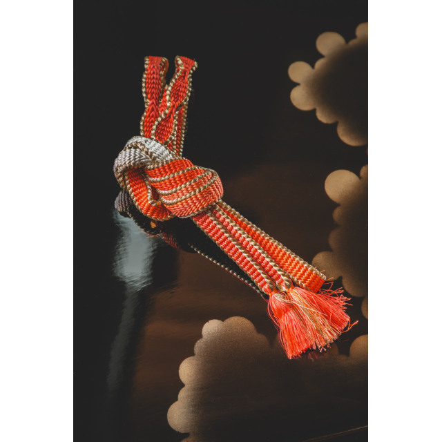 Oranssi-kultainen obijime #317