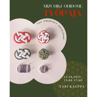LOPPUUNMYYTY! Tabin mizuhiki-työpaja 12.10.