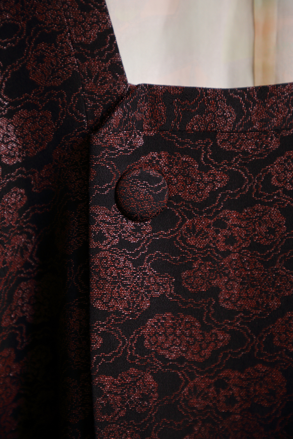 Musta michiyuki tummanpunaisella pilvikuviolla #207 - Image 4