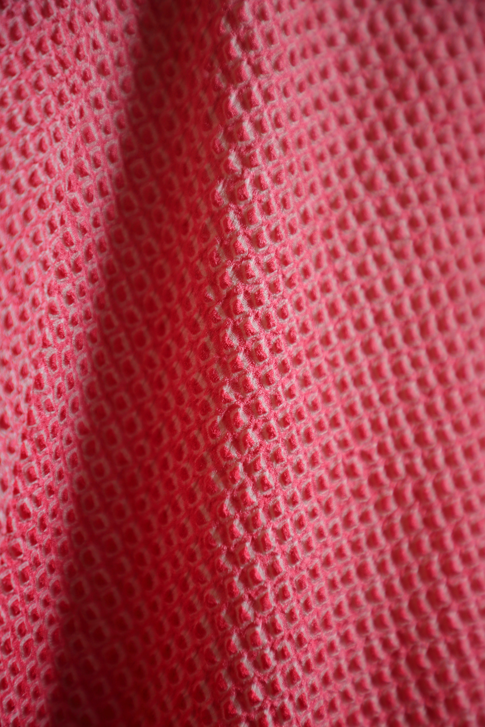 Pinkki solmuvärjätty haori kukkaköynnöksillä #211 - Image 6