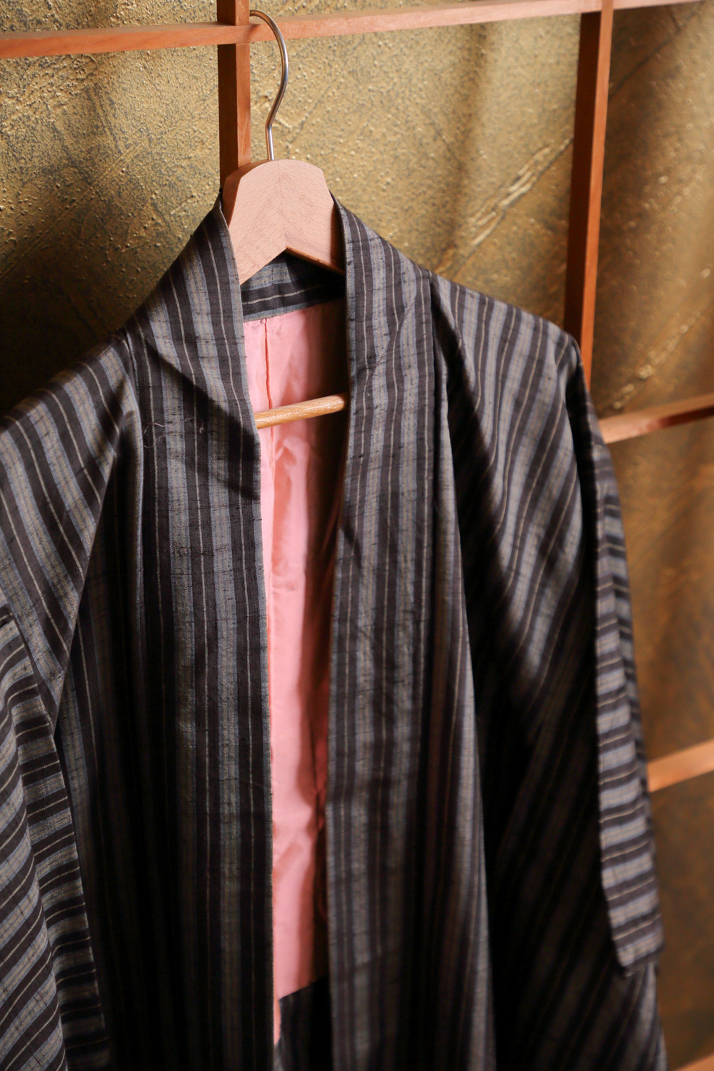 Harmaa raidallinen haori #220 - Image 3