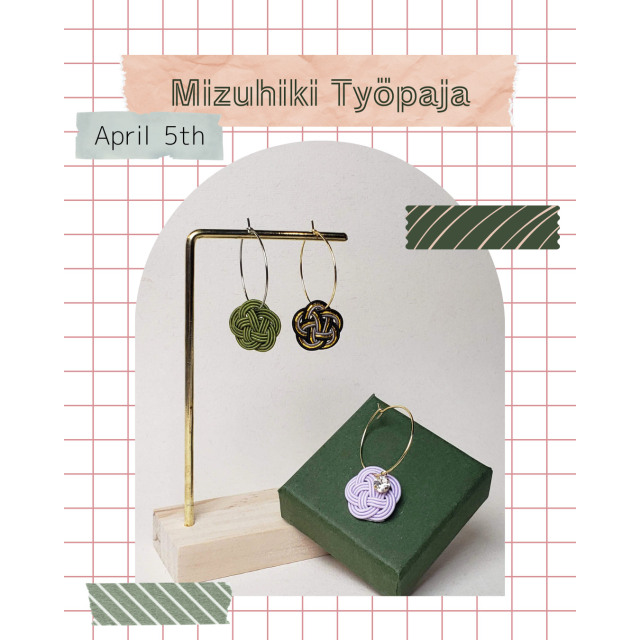 Mizuhiki-työpaja 5.4. kello 15