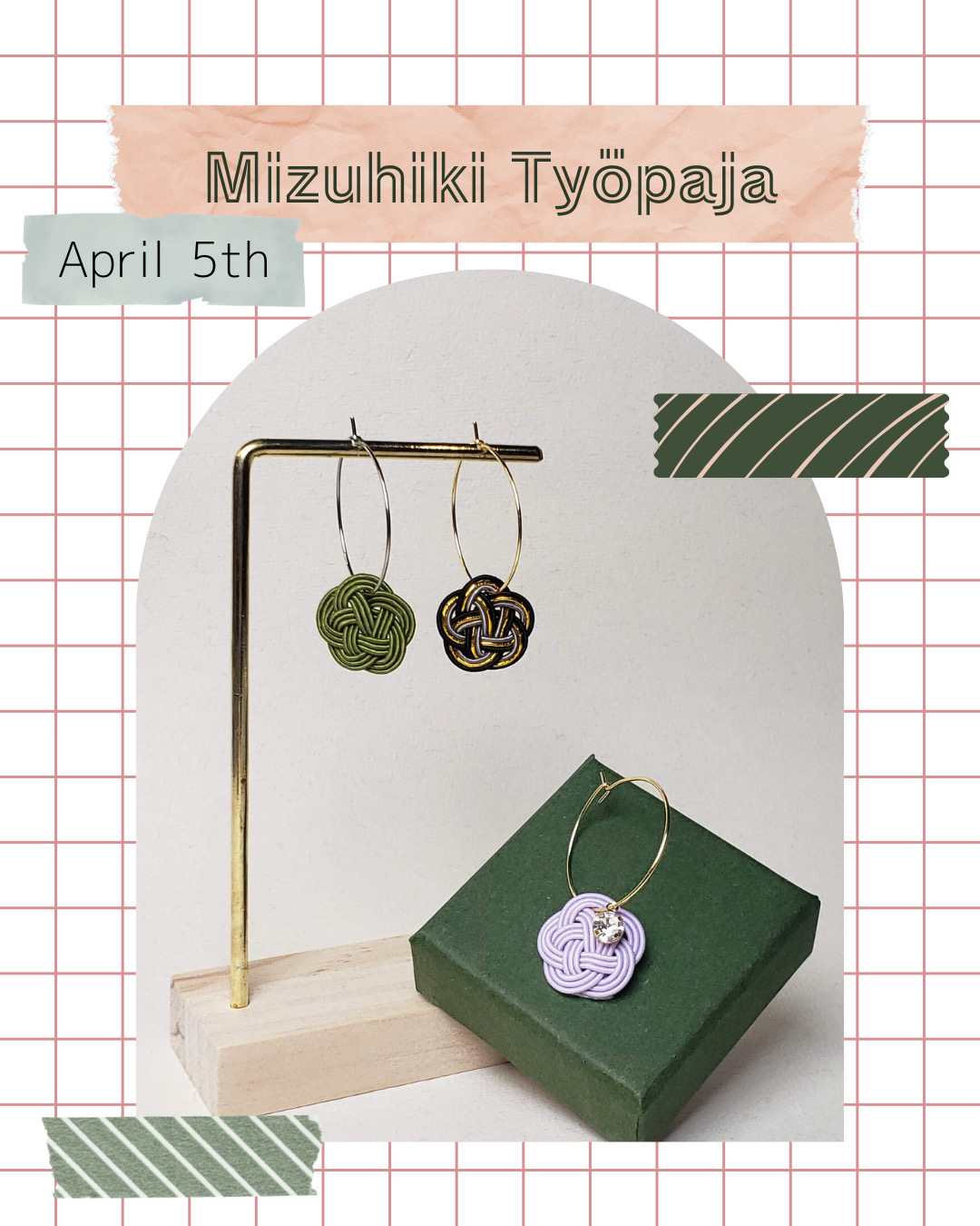 Mizuhiki-työpaja 5.4. kello 15