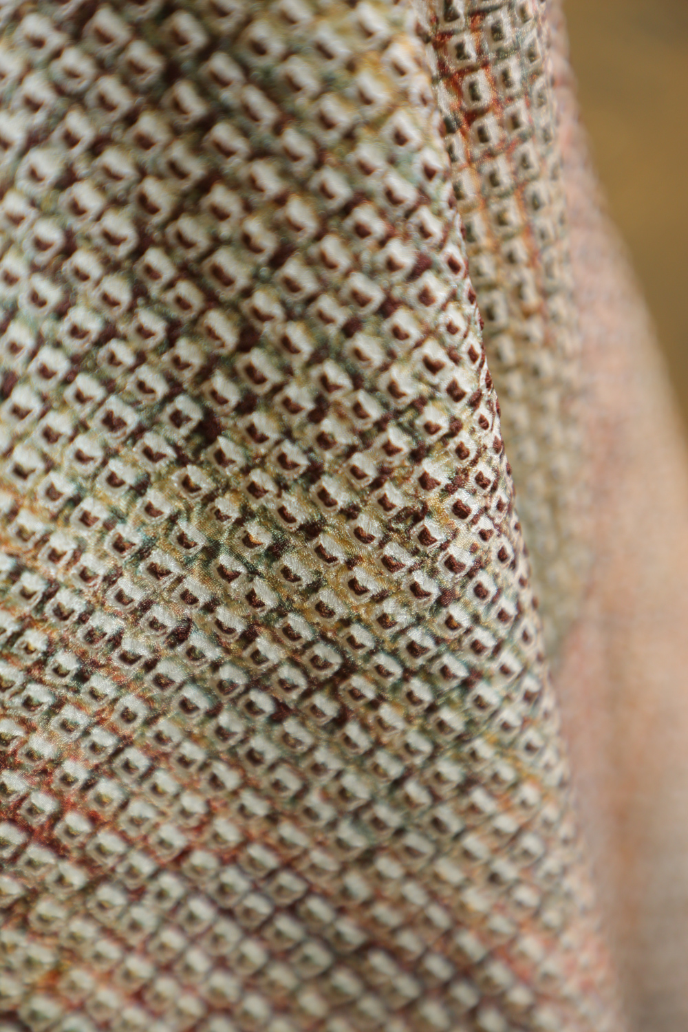 Metsänvihreä solmuvärjätty haori #224 - Image 5