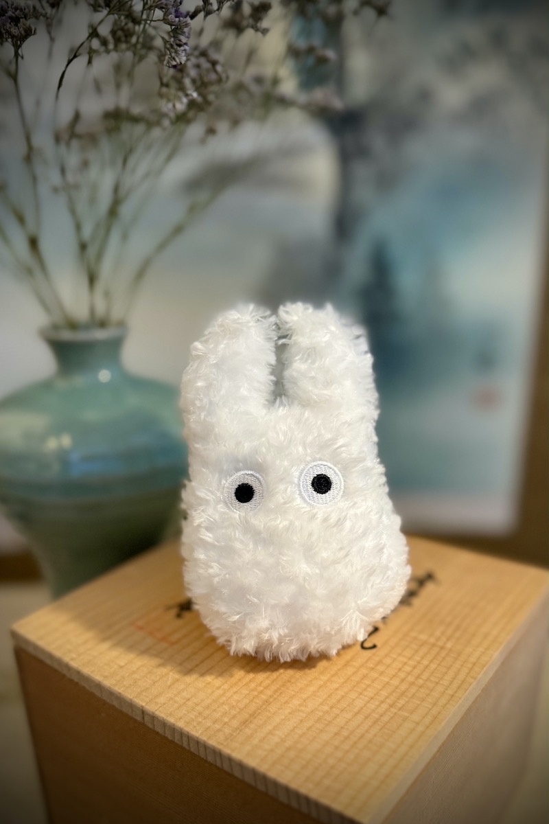 Pieni valkoinen Chibitotoro 10 cm