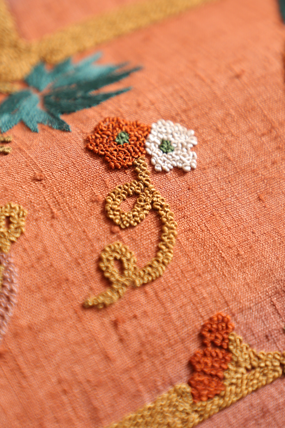 Roosa nagoya obi kasvimaakuviolla #624 - Image 4