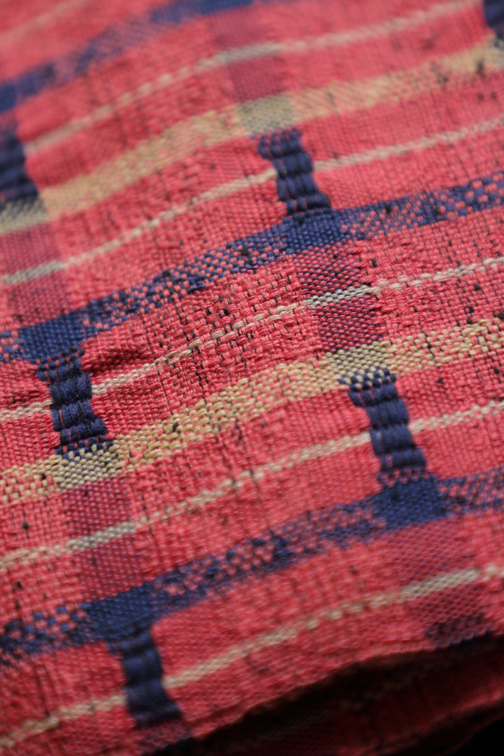 Roosa raidallinen hanhaba obi #617 - Image 4