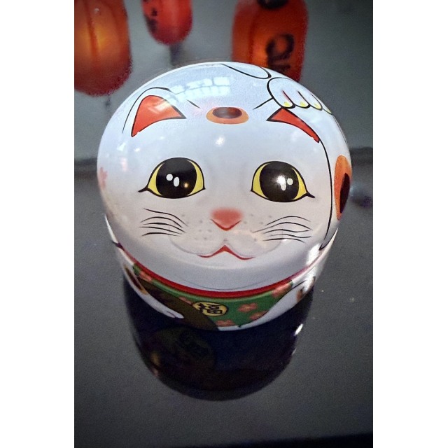 Teepurkki Manekineko valkoinen