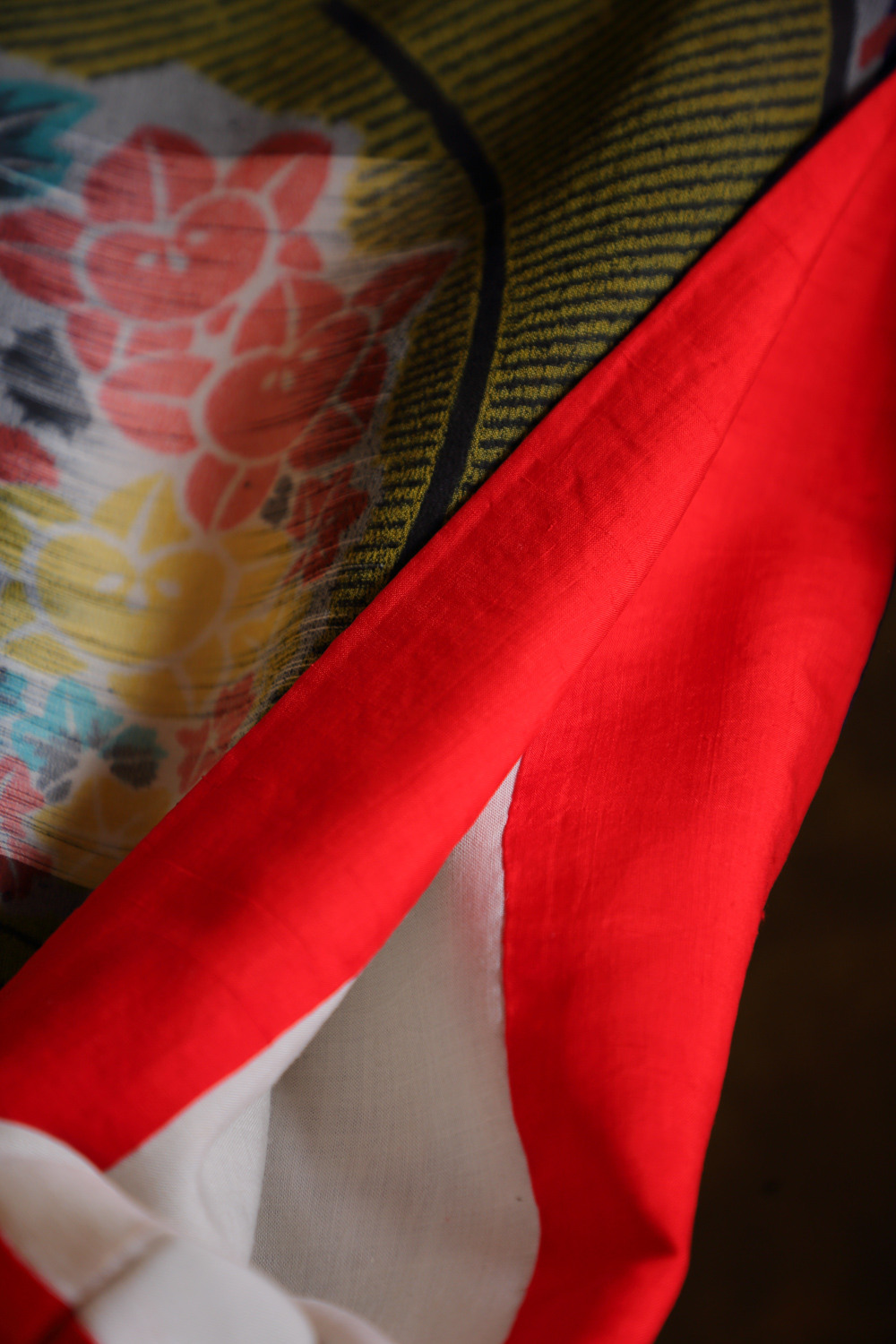 Violetti antiikkinen meisen-kimono #598 - Image 5