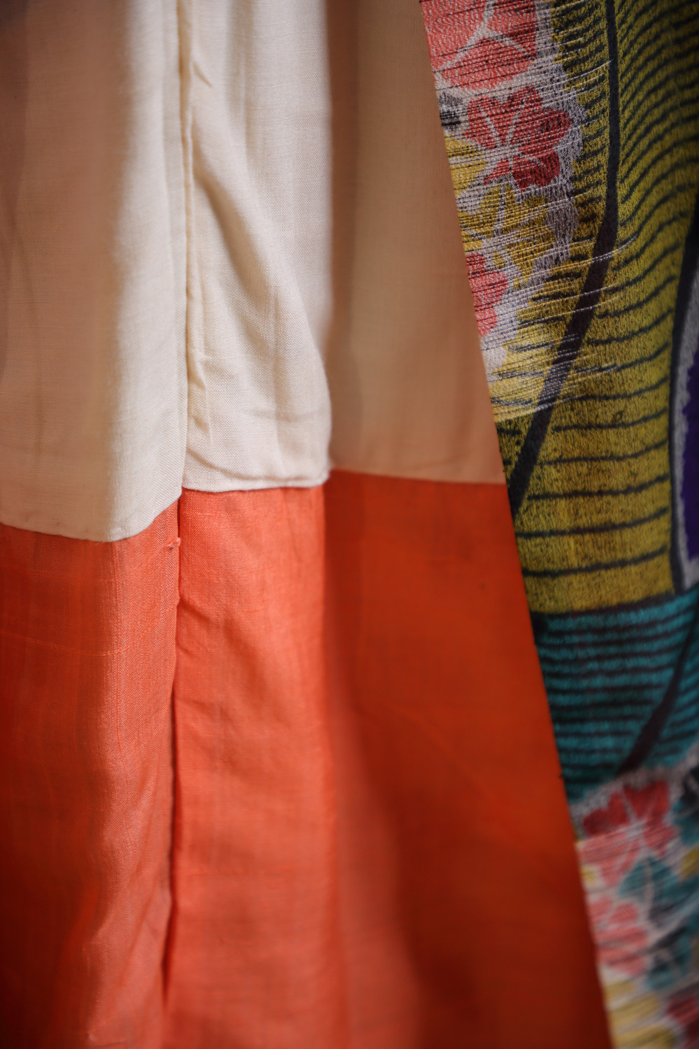 Violetti antiikkinen meisen-kimono #598 - Image 3