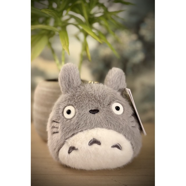 Iso Totoro-pehmokukkaro, harmaa