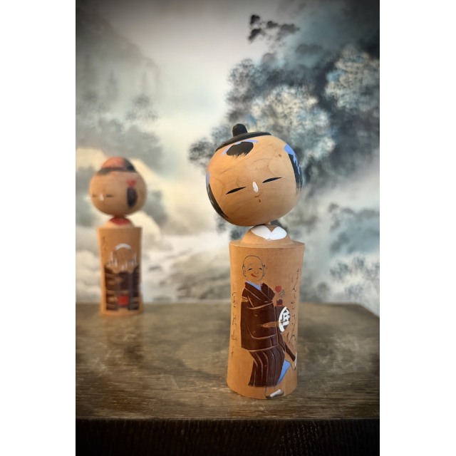 Ojisanin sakeruukku -kokeshi #845