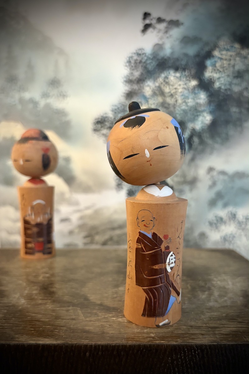 Ojisanin sakeruukku -kokeshi #845